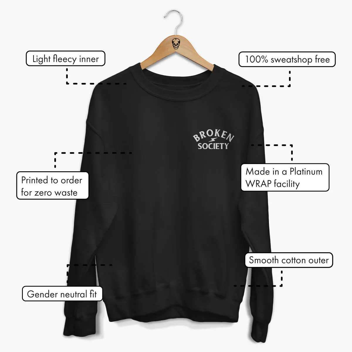 Look On The Bright Side Sweatshirt (Unisex)