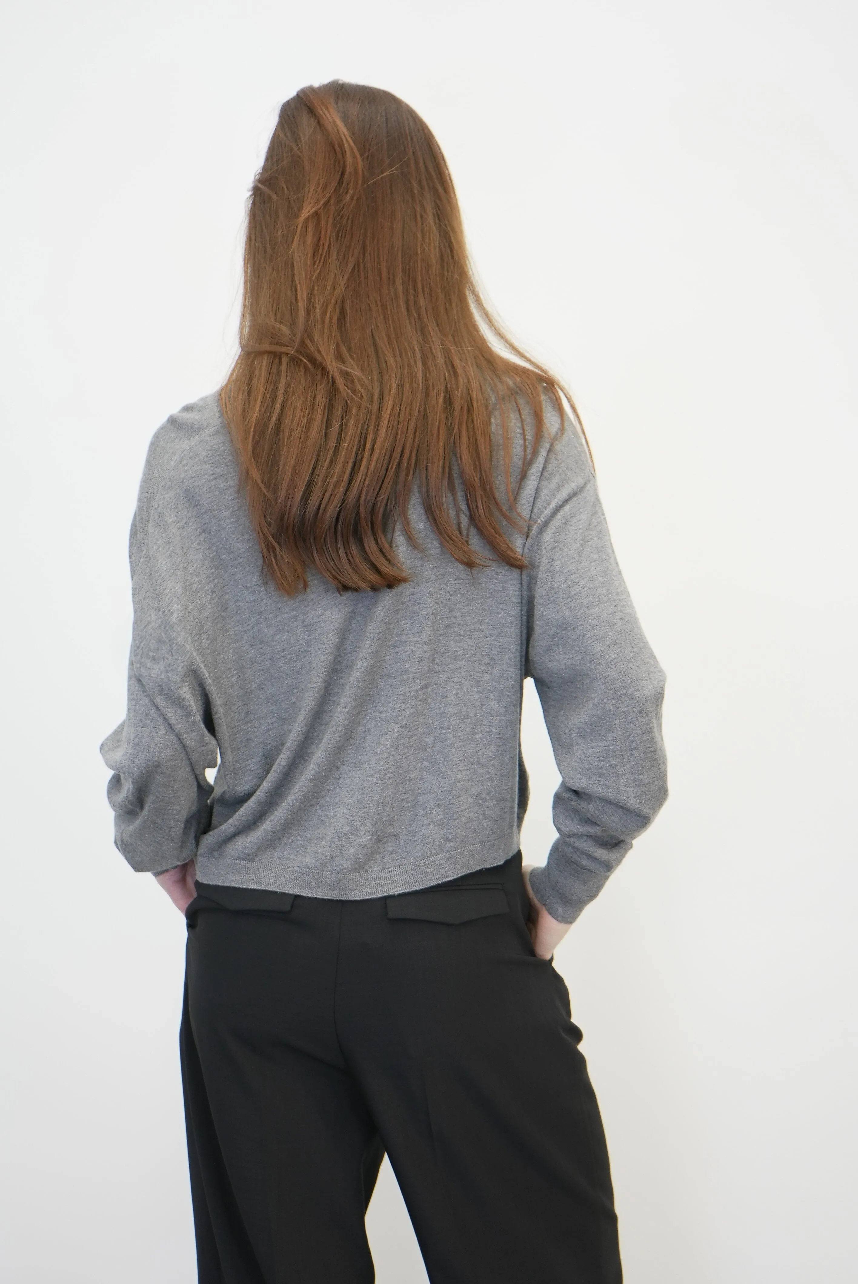 LYA PULLOVER IN DARK GREY