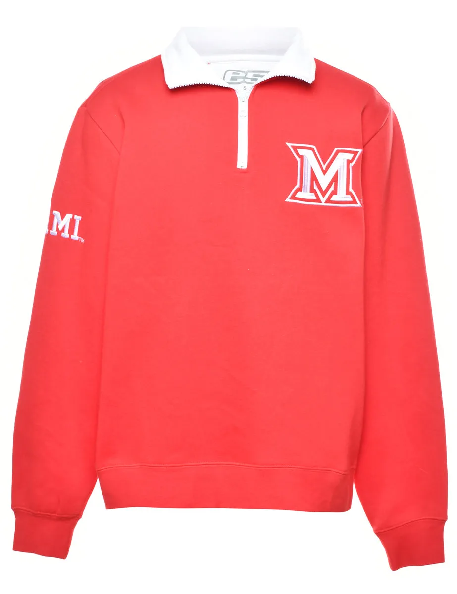 M Embroidery Sweatshirt - S