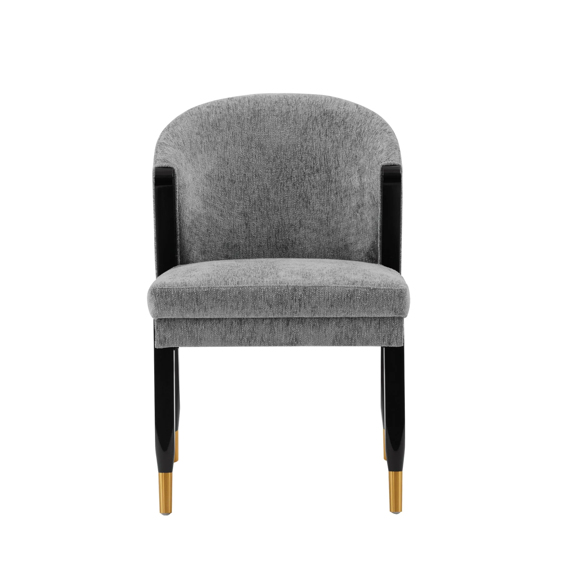 Manhattan Comfort Modern Ola Boucle Dining Chair in Grey