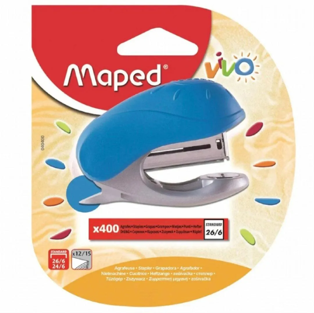 Maped Mini Stapler Vivo 24/6   400 Staples Blister