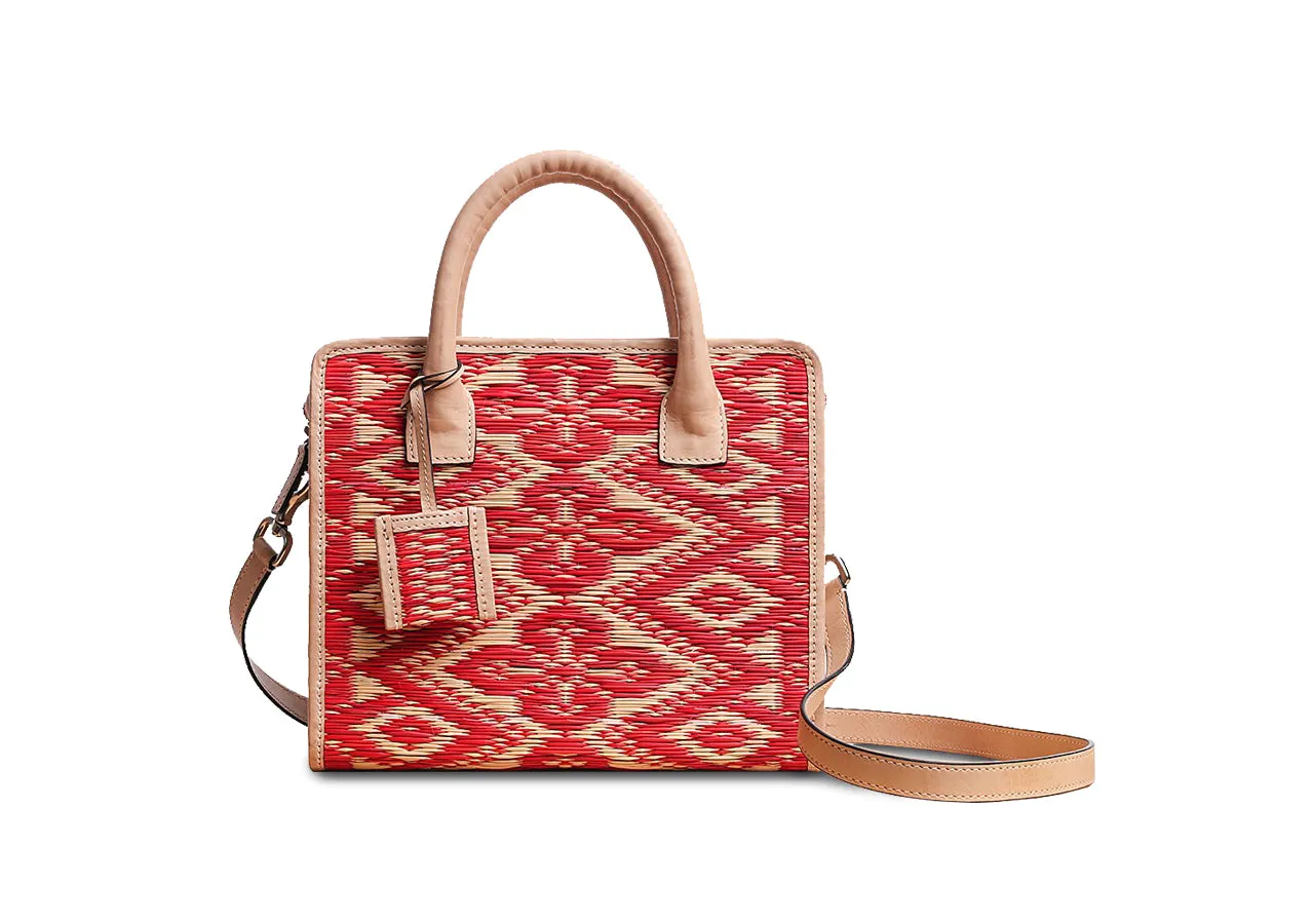 Marla Handbag (Nude-Red)