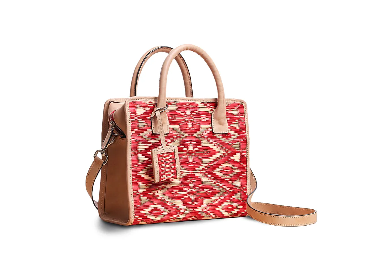 Marla Handbag (Nude-Red)