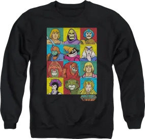 Masters Of The Universe Characters Sweatshirt