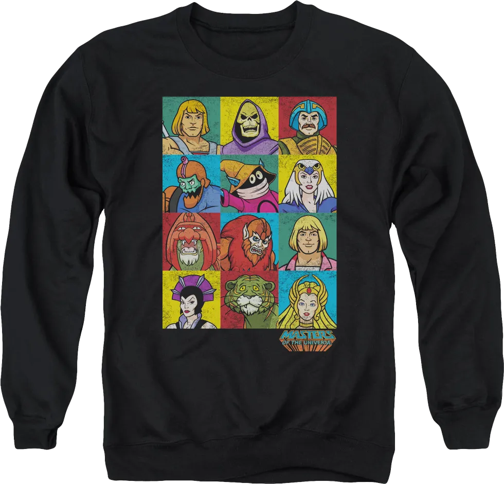 Masters Of The Universe Characters Sweatshirt