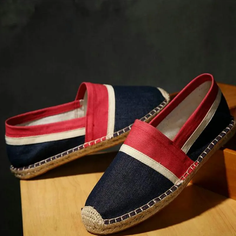 Men's Casual Canvas Hemp Shoes