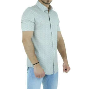 Men's Printed Stretchy Dress Shirt,Multi