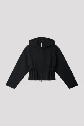 MILAN CROPPED HOODIE JACKET