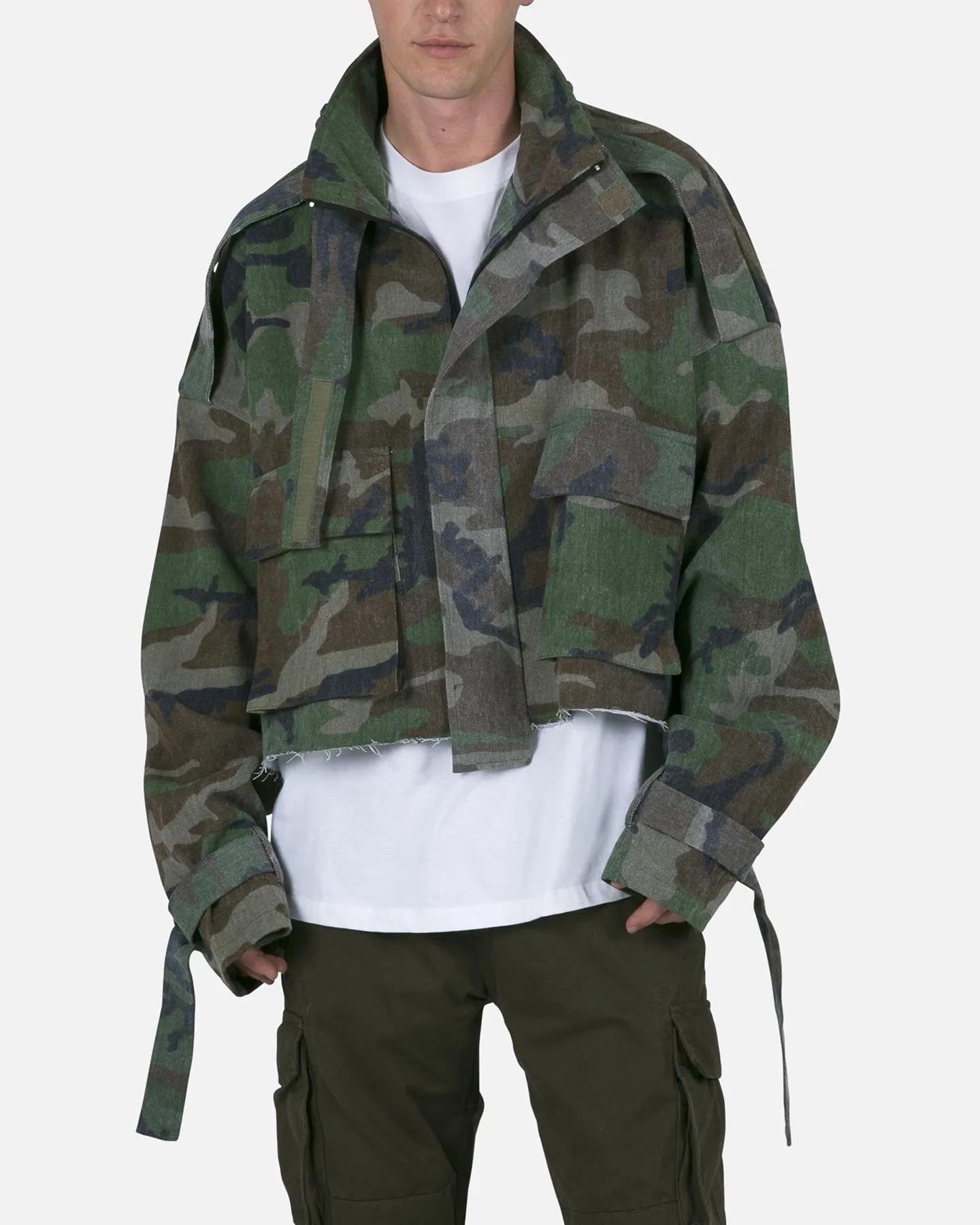 MNML Cropped M65 Jacket Camo