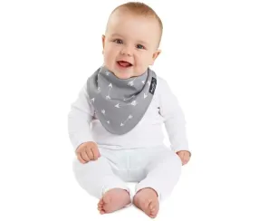 Mum2Mum Wonder Bib Fashion Bandana GREY ARROWS