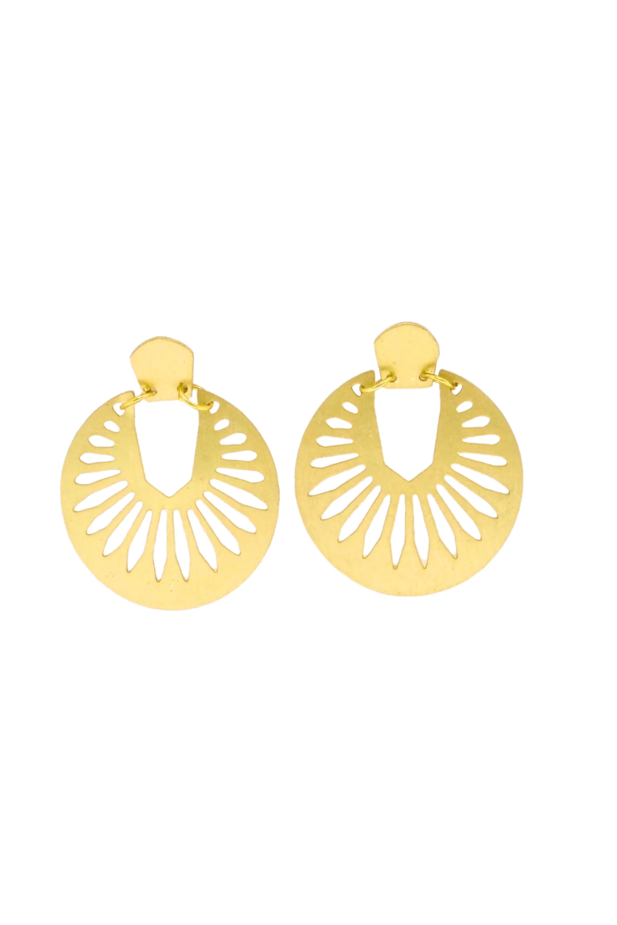 Naazia Earrings, gold - Wholesale