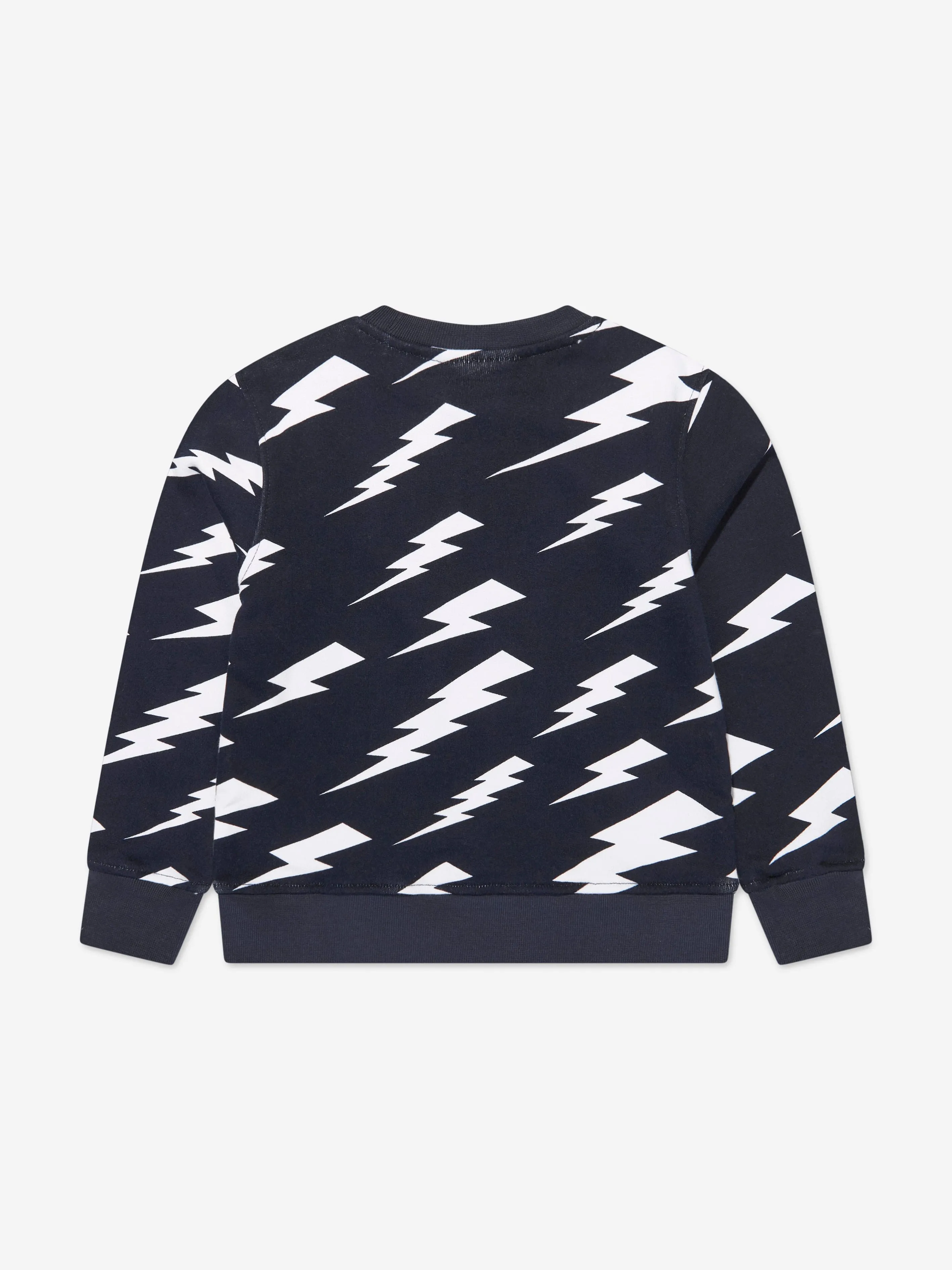 Neil Barrett Boys Thunderbolt Sweatshirt in Blue