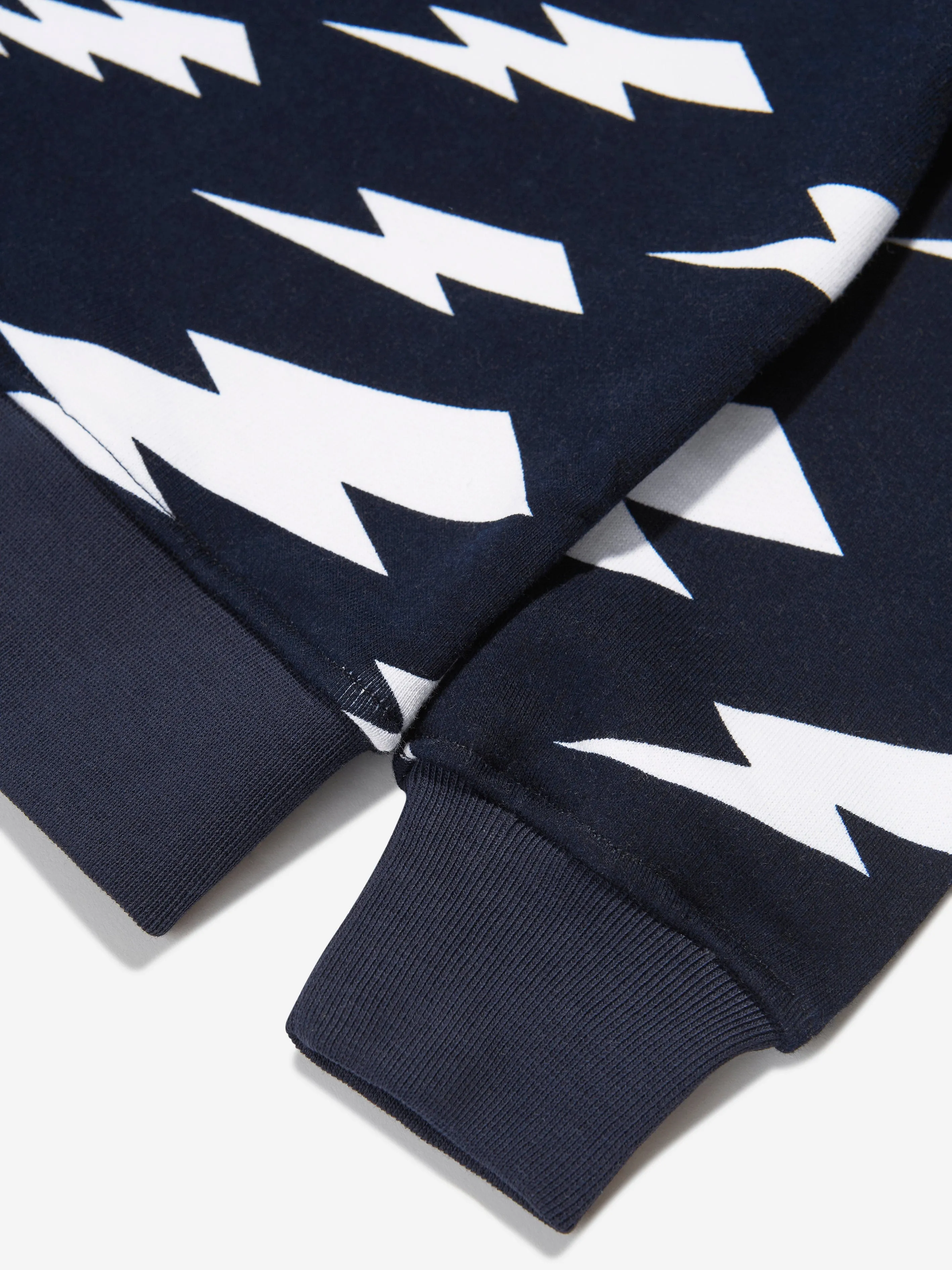 Neil Barrett Boys Thunderbolt Sweatshirt in Blue