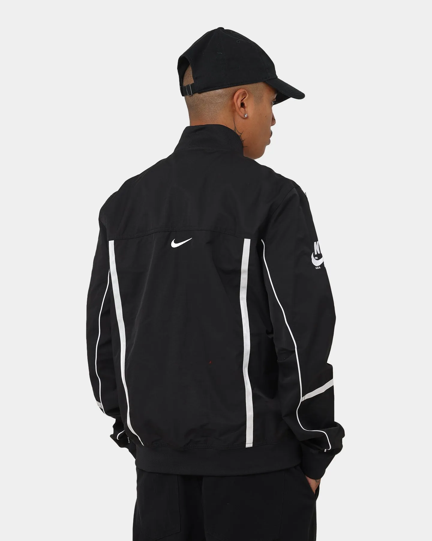 Nike Sportswear Mercato Woven Bomber Jacket Black/White/University Red