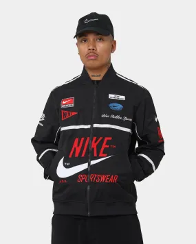 Nike Sportswear Mercato Woven Bomber Jacket Black/White/University Red