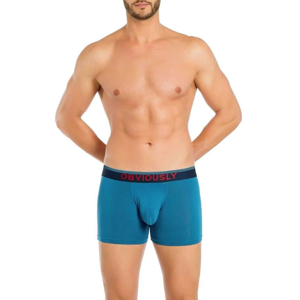 Obviously FreeMan AnatoFREE Boxer Brief 3inch Leg - Pacific Blue