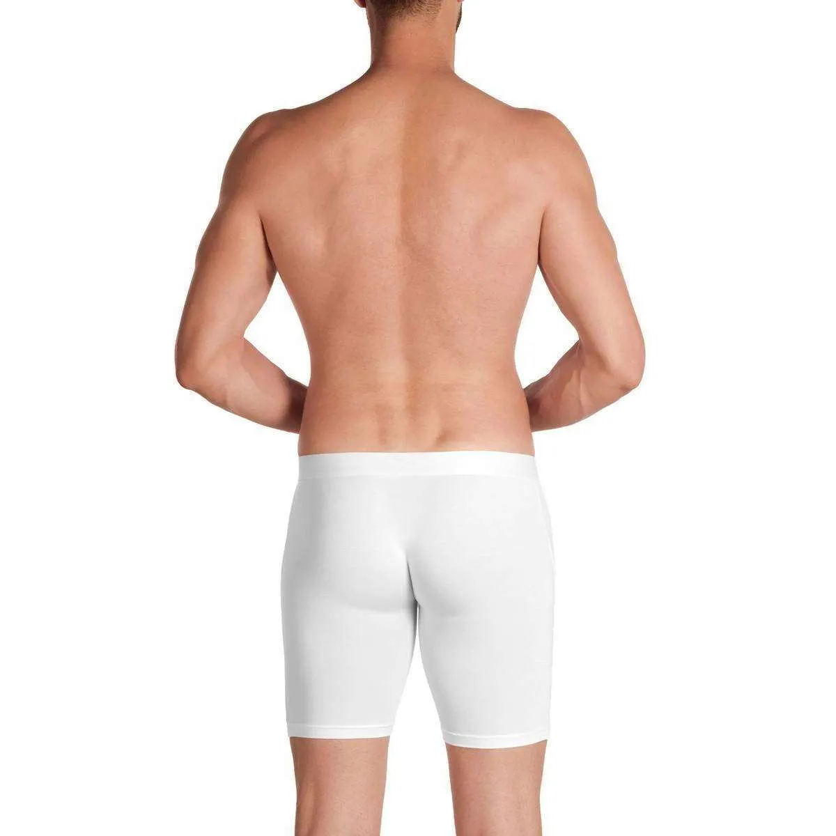 Obviously PrimeMan AnatoMAX Boxer Brief 9inch Leg - White