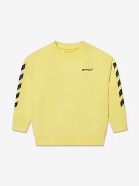 Off-White Boys Rubber Arrow Sweatshirt in Yellow