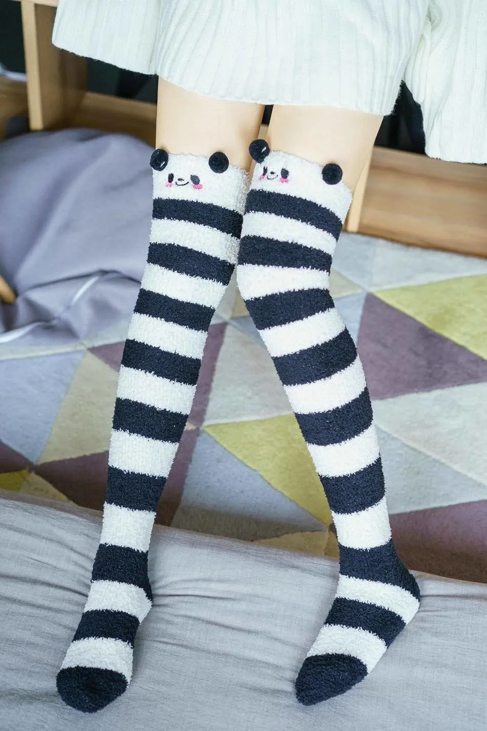 Panda Bear Thigh Highs