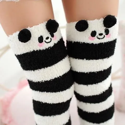 Panda Bear Thigh Highs