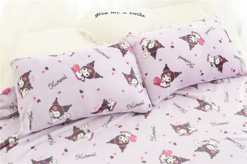 Pastel Goth Bunny Blanket Set