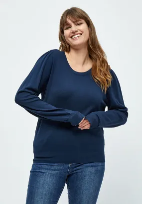 PCTana Knit Pullover Curve - NAVY