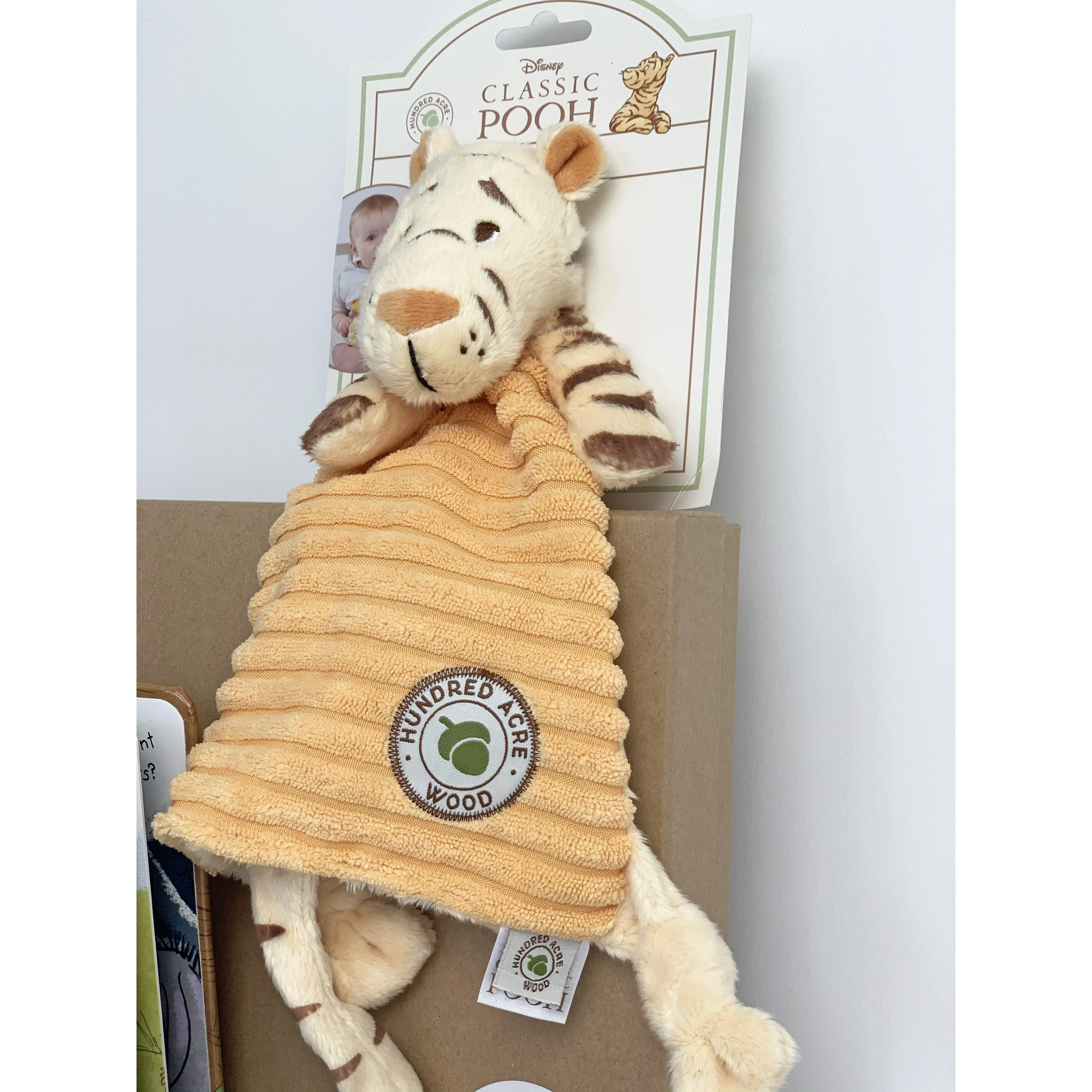 Personalised Tigger Comforter and Book Newborn and Baby Gift Set