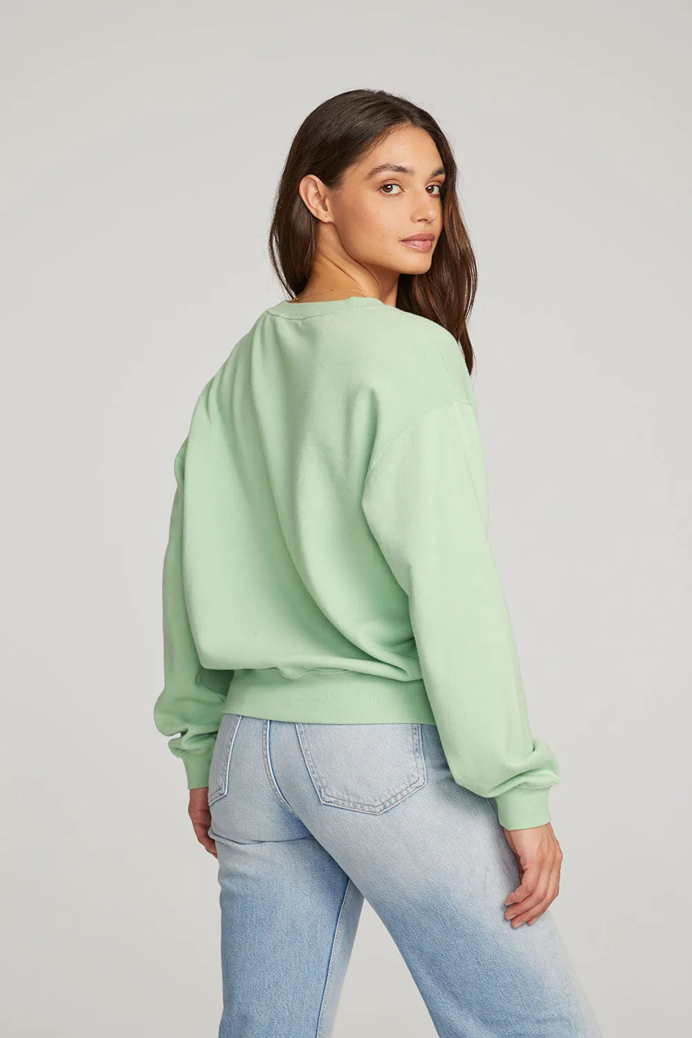 Poppy Quiet Green Pullover