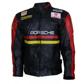 Porsche 930 Turbo Black Leather Jacket