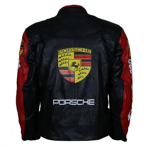 Porsche 930 Turbo Black Leather Jacket