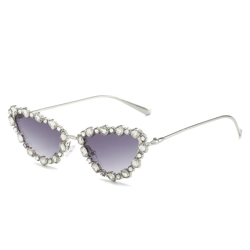 Pre Order:  Cat Eye Rhinestones UV400 Sunglasses