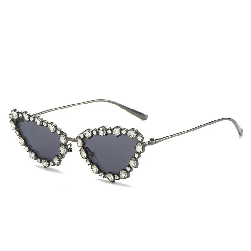 Pre Order:  Cat Eye Rhinestones UV400 Sunglasses