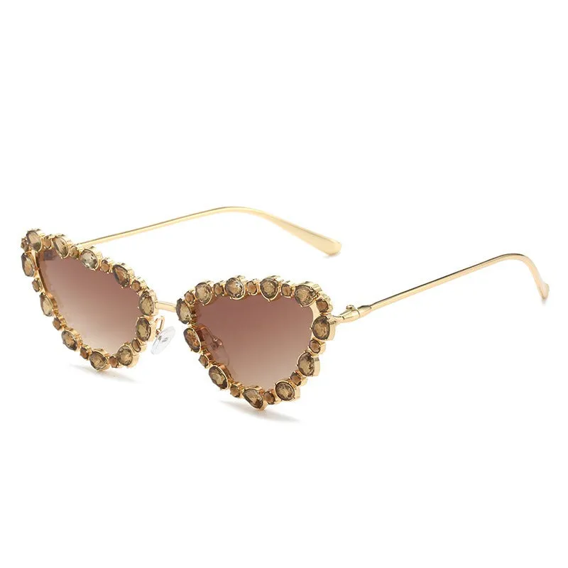 Pre Order:  Cat Eye Rhinestones UV400 Sunglasses