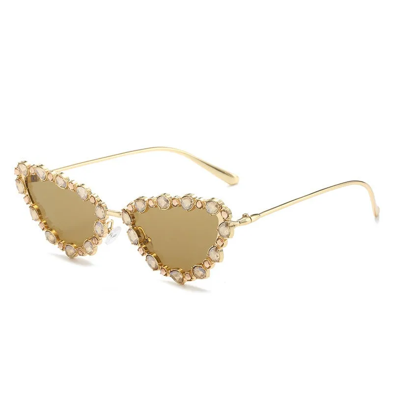 Pre Order:  Cat Eye Rhinestones UV400 Sunglasses