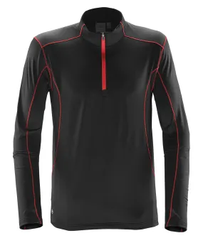 Pulse fleece pullover | Black/Red