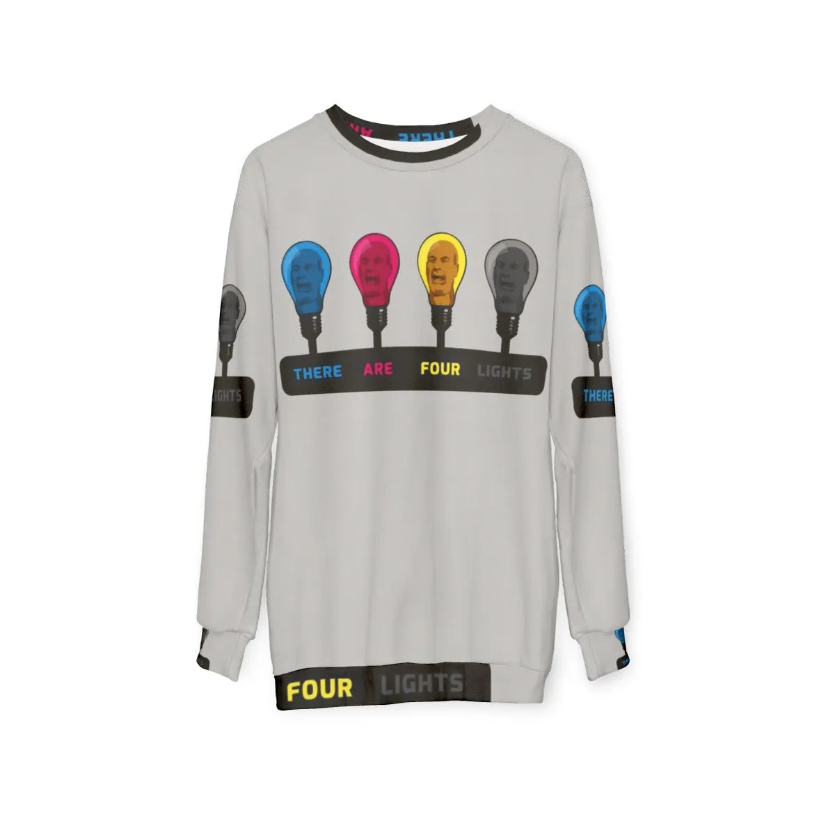 "There Are Four Lights" CMYK Star Trek Sweatshirt