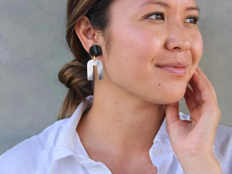 Rainbow Earrings | Horn