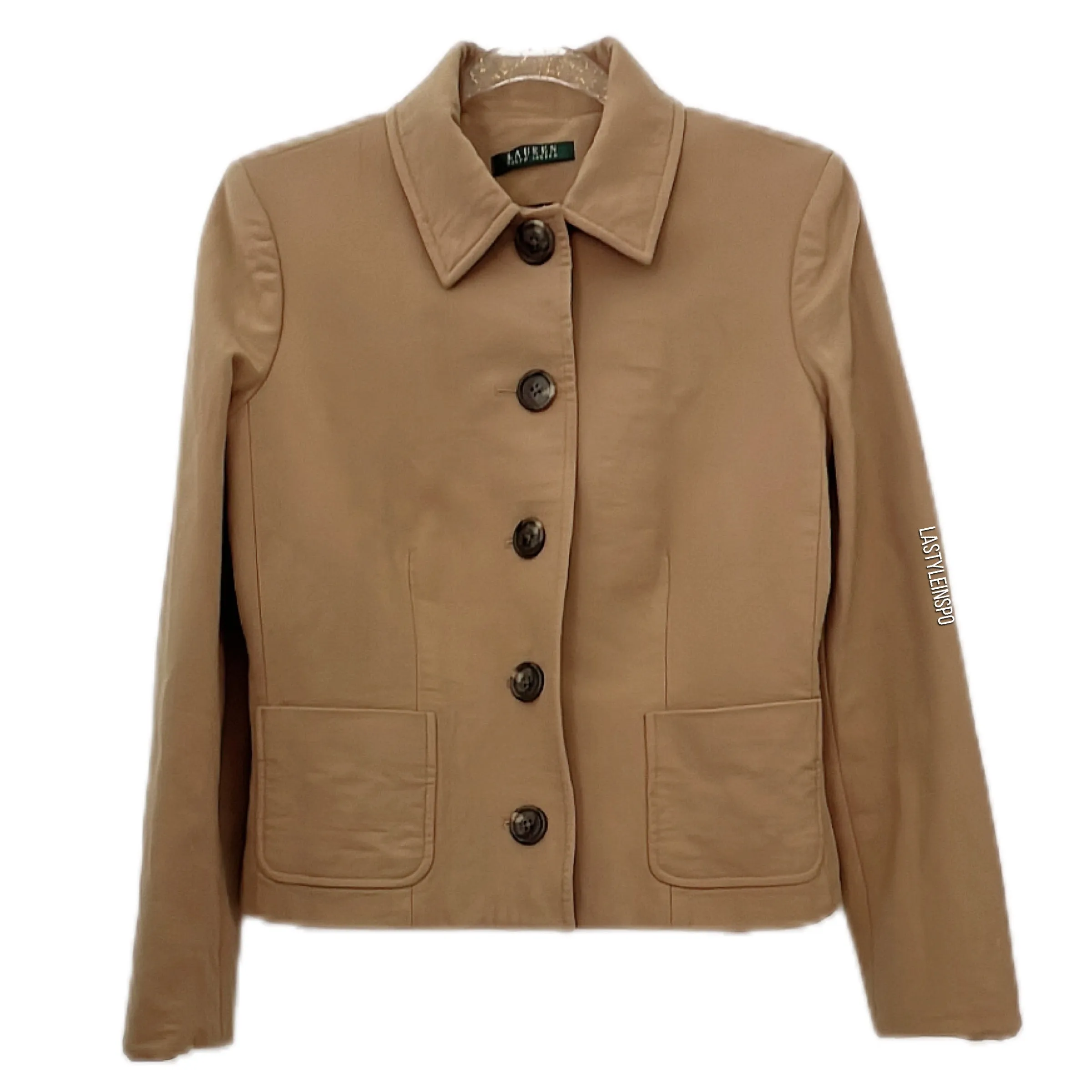 Ralph Lauren Jacket Beige Tan Size 8