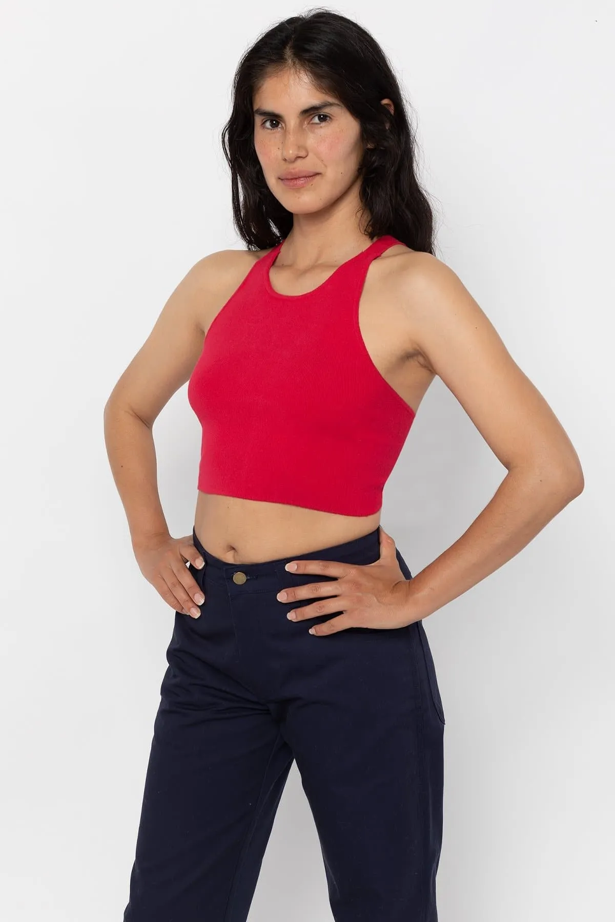 RFK53 - V Strap Knit Top