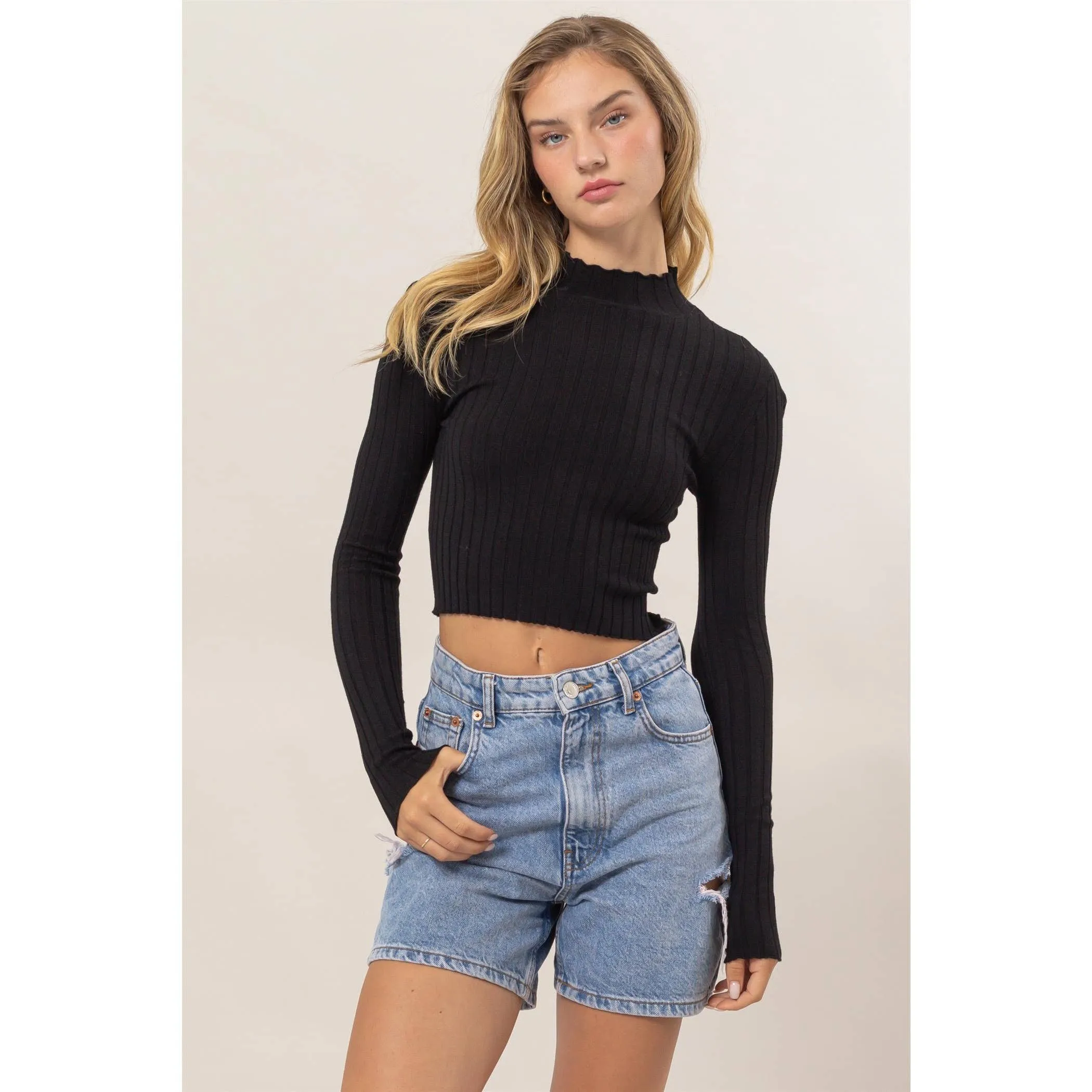 Ribbed Knit Top