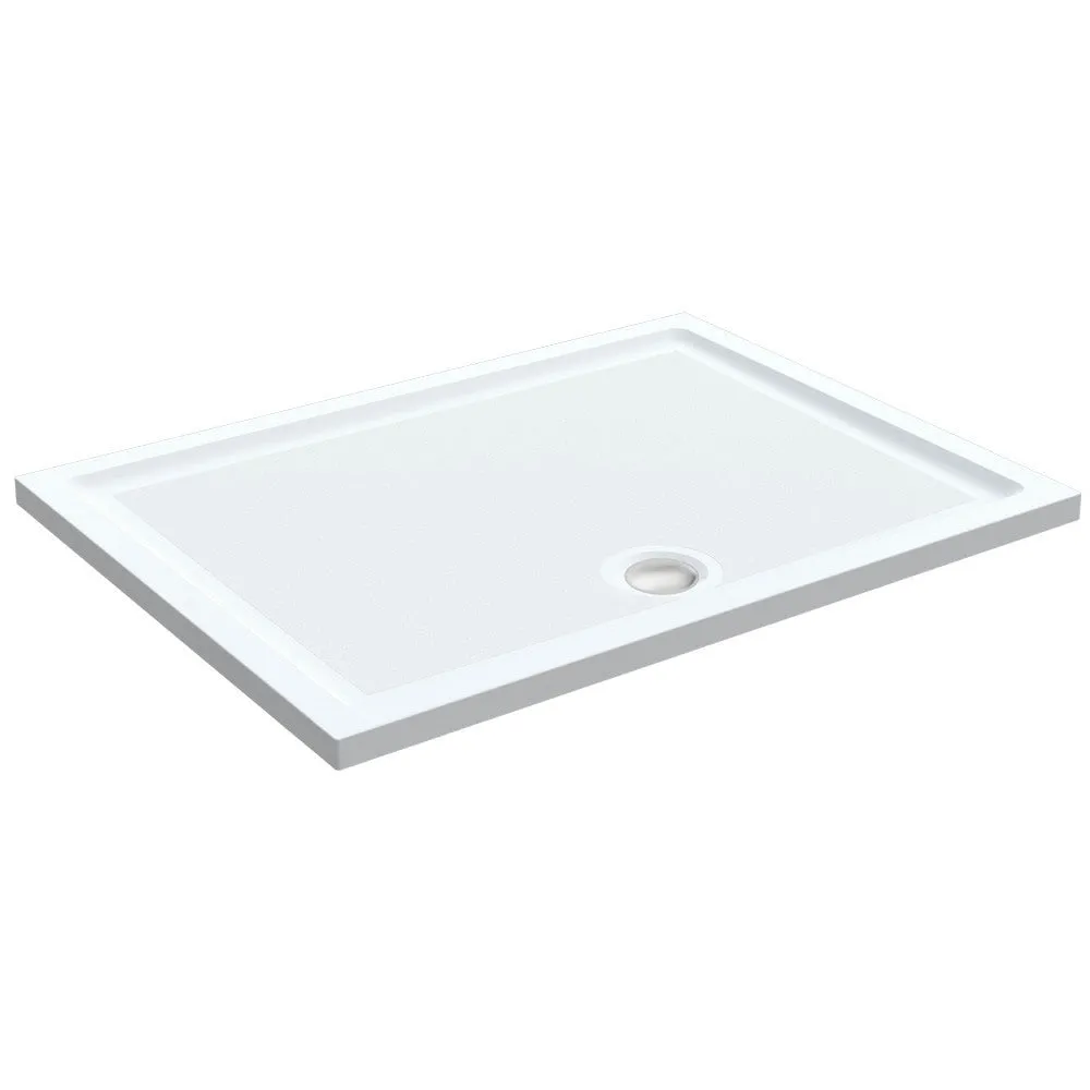 Roman Stone Solid Surface Anti Slip Shower Tray - 1200 x 760 x 40mm