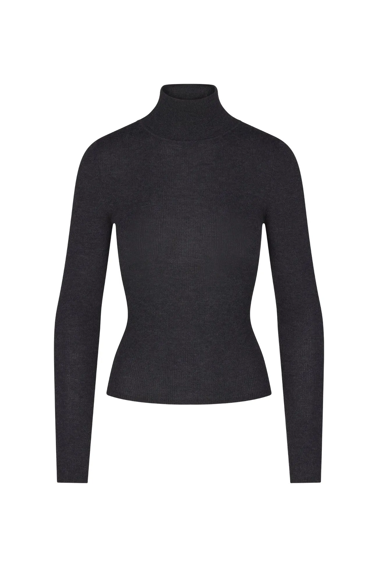 RUMER FITTED CASHMERE TURTLENECK