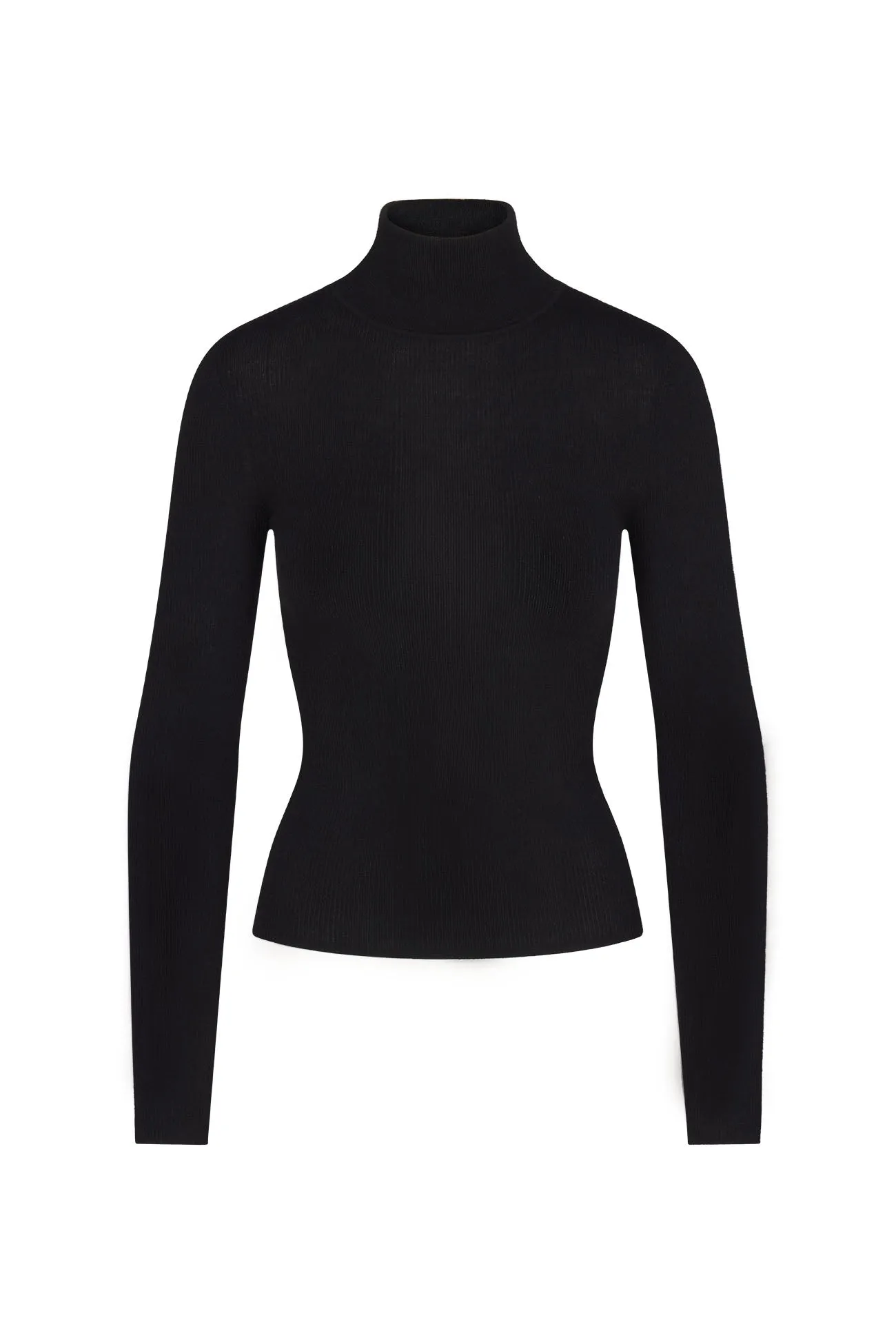 RUMER FITTED CASHMERE TURTLENECK