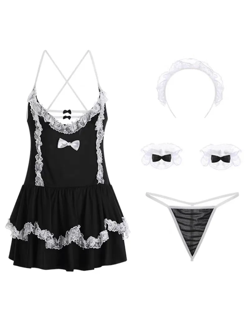 SEXY MAID COSTUME SET KF83751