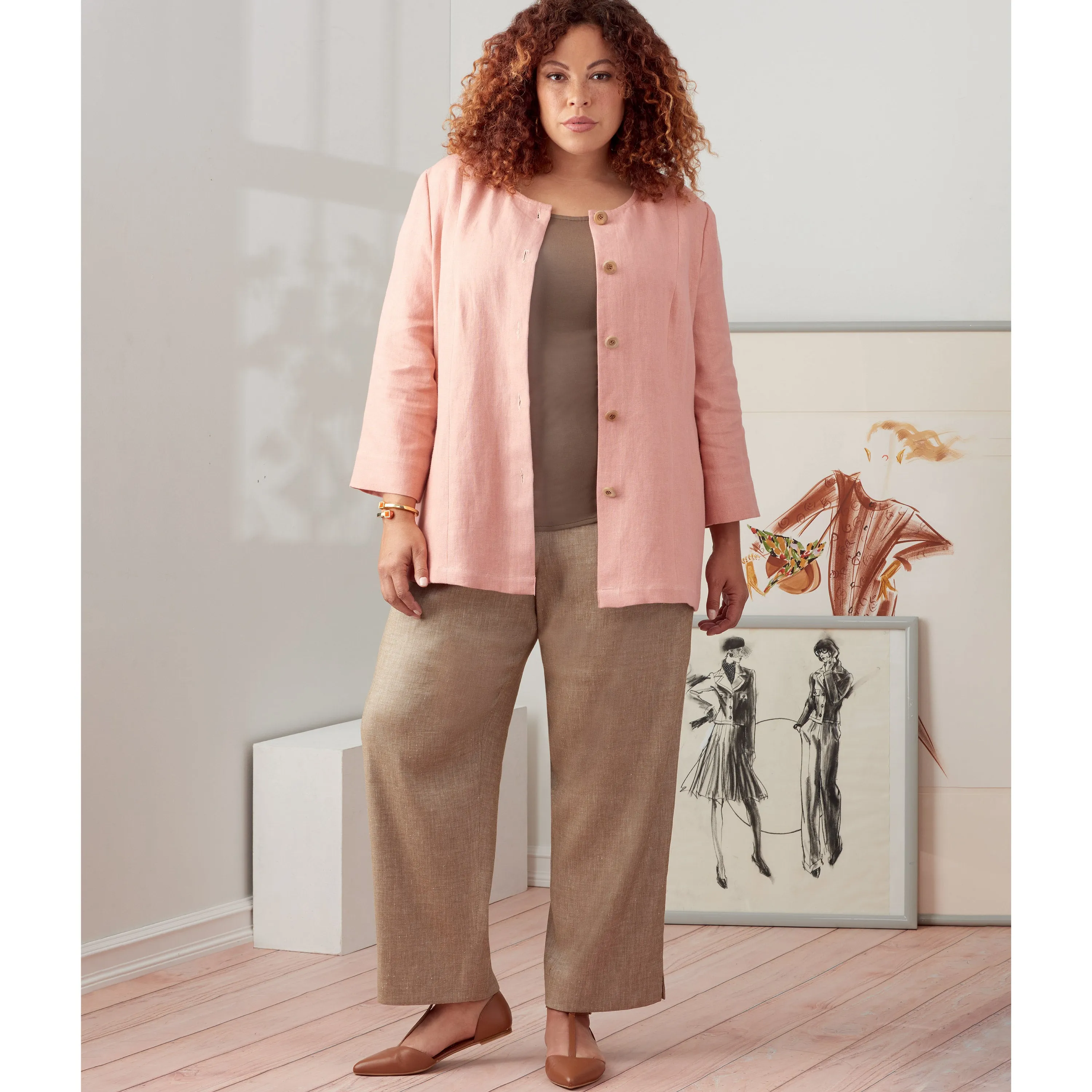 Simplicity Pattern 9269 Women's Jacket, Knit Top & Pants