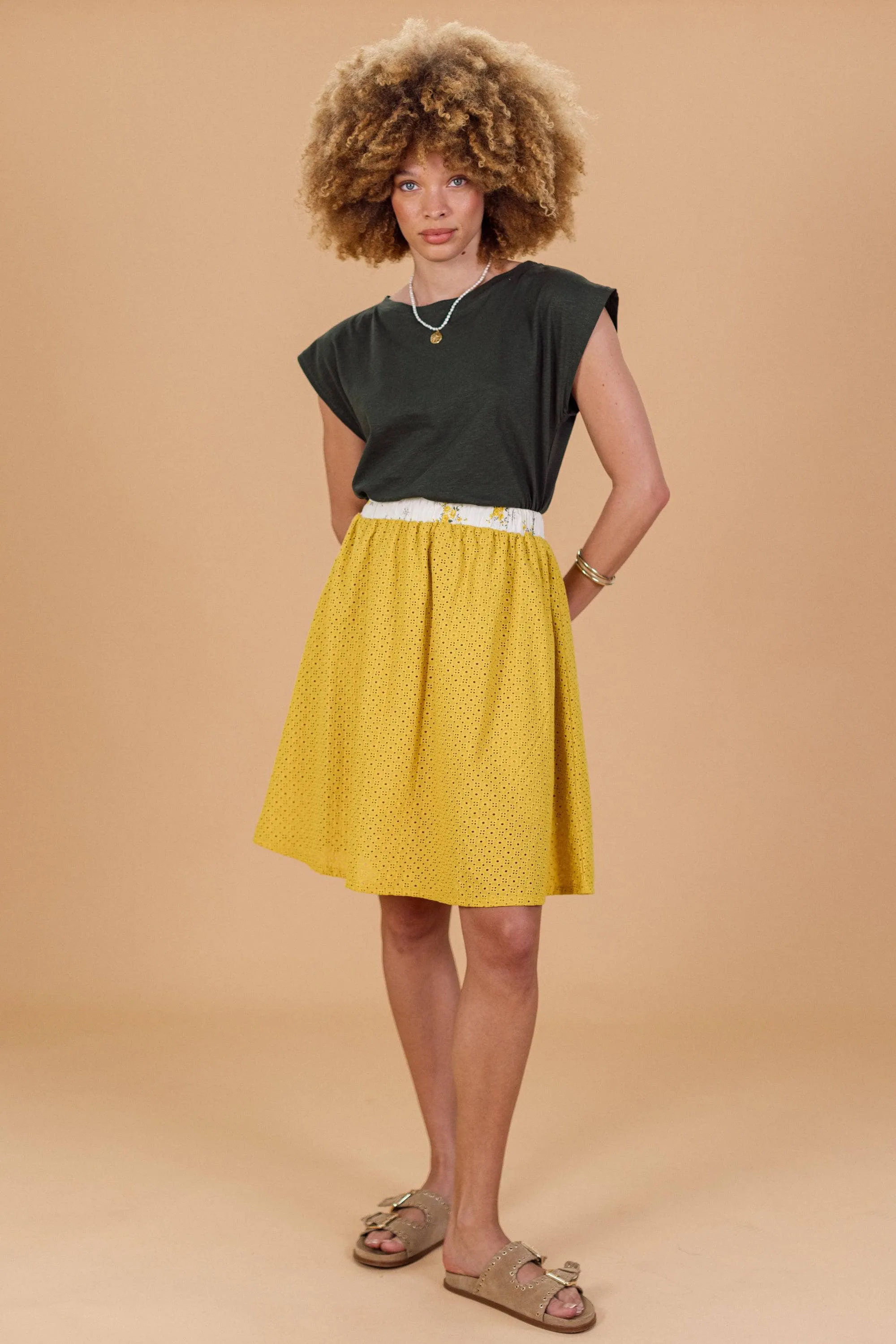 Skirt Daisy Mustard.