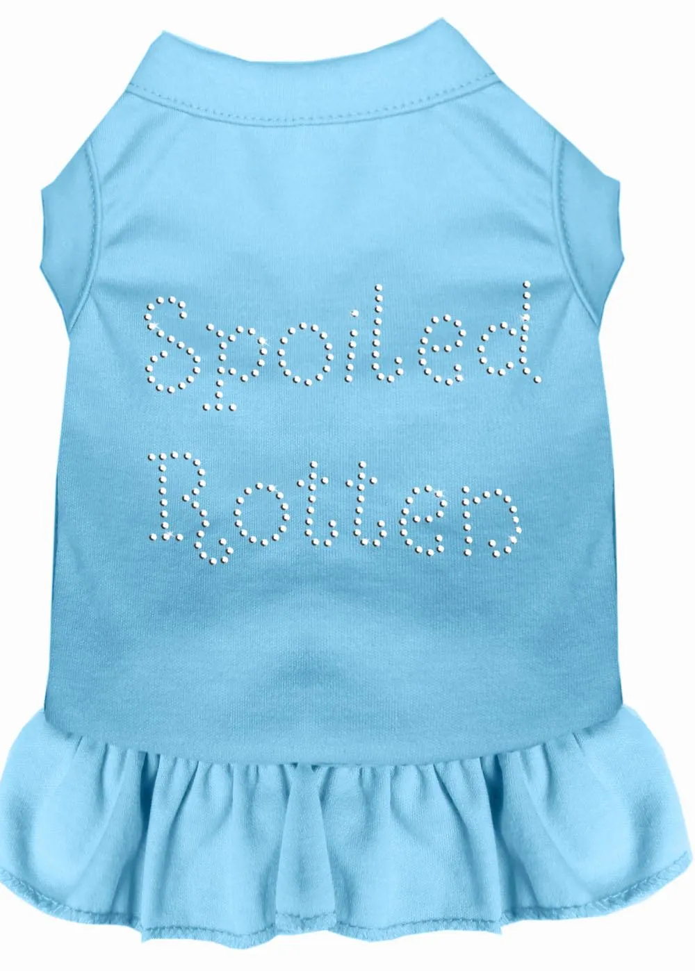 Spoiled Rotten Rhinestone Dress Baby Blue Xs (8)