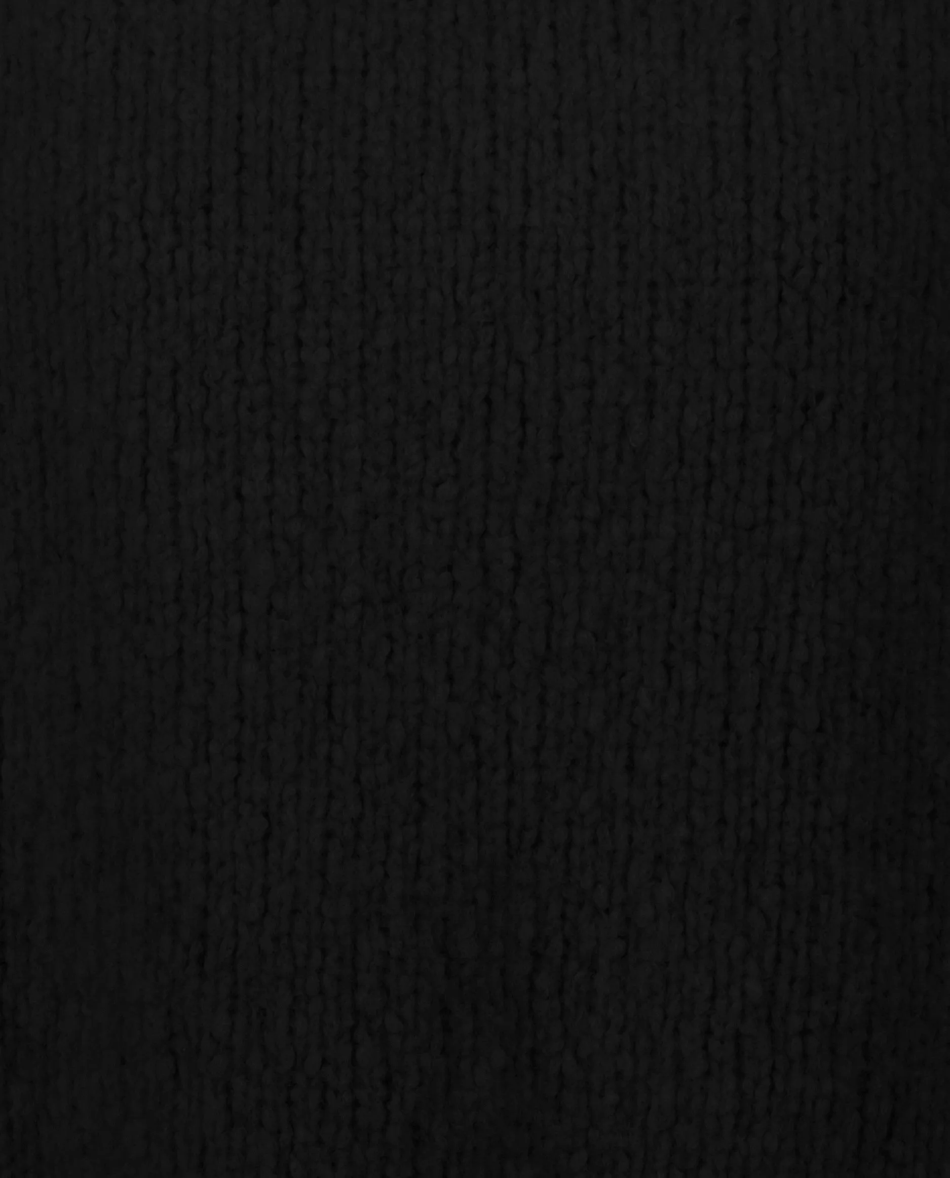 Stehkragen Pullover aus Cashmere-Mischung in Schwarz