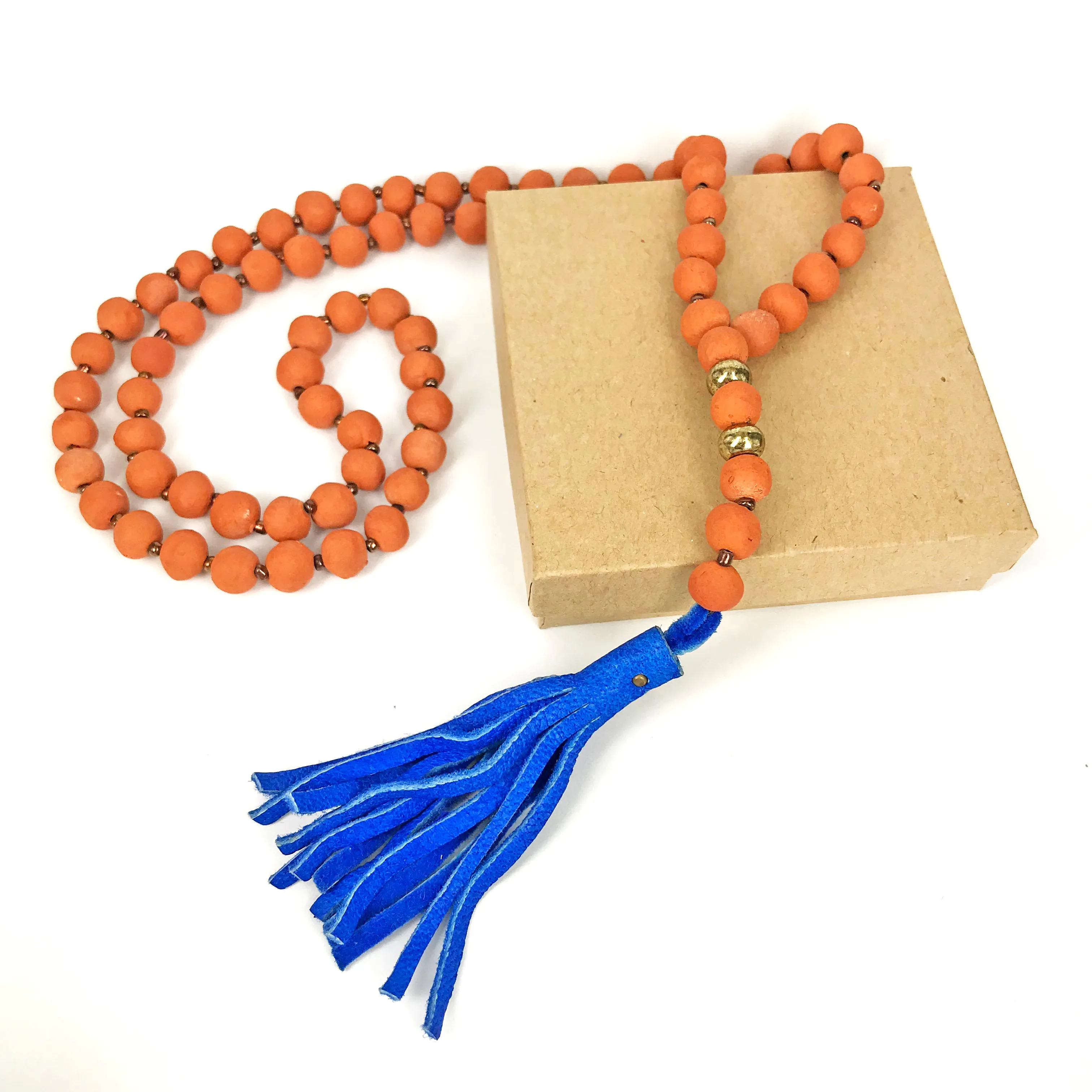 Terra Cotta Tassel Set