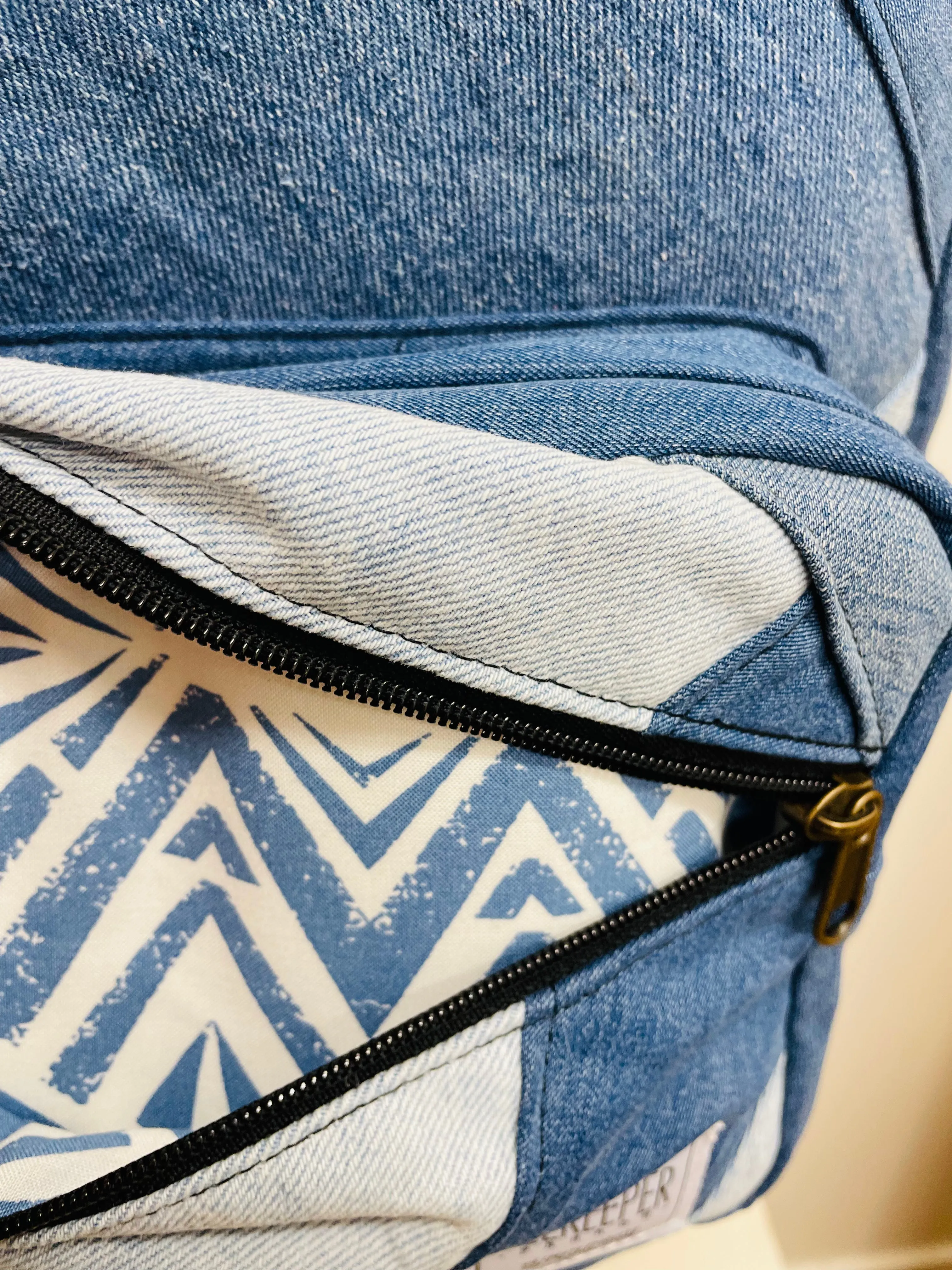 The Denim Drive Mini-Royal BeeKeeper Backpack